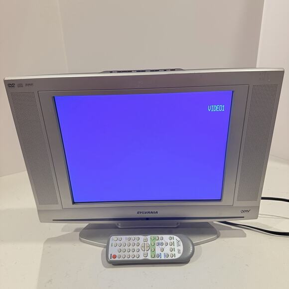 SYLVANIA Other - Sylvania LD155SL8 15” Digital LCD TV + DVD Combo Tested Working With Remote